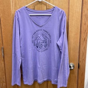 Life is Good long-sleeved T-shirt